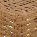 Coffee Table in Natural Rattan (47 x 47 x 28cm) - Little and Giant Explorers vidaXL