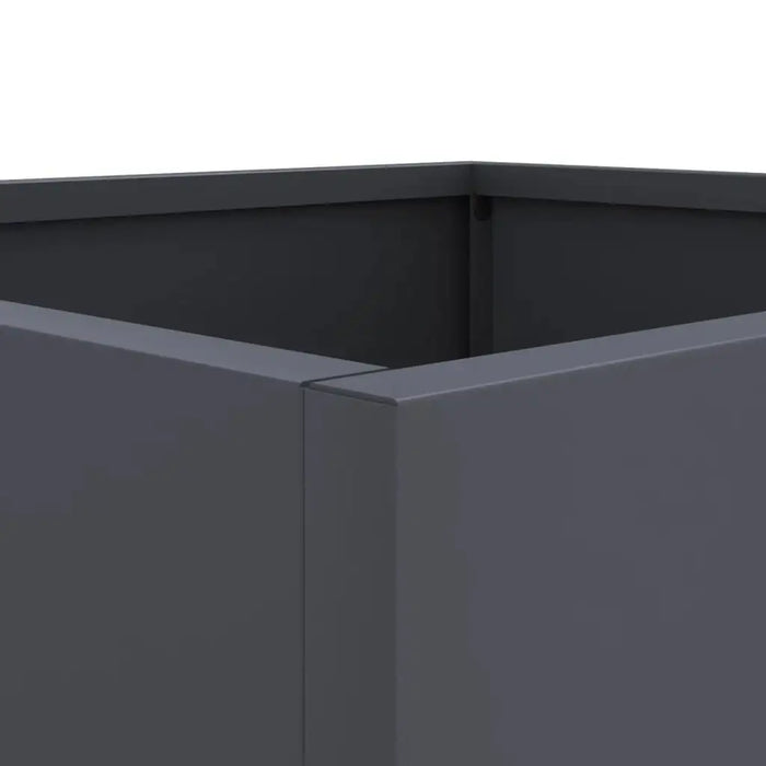 2 Planters in Anthracite (49 x 47 x 46cm) - Little and Giant Explorers vidaXL