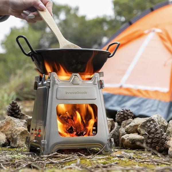 Collapsible Steel Camping Stove - Little and Giant Explorers InnovaGoods