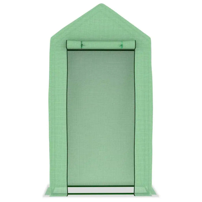 Greenhouse with Steel Frame 0.5m² (1 x 0.5 x 1.9m) - Little and Giant Explorers vidaXL