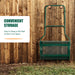 Composter Spreader Green | Professional Garden Tool with U-Shaped Handle - Little and Giant Explorers Costway