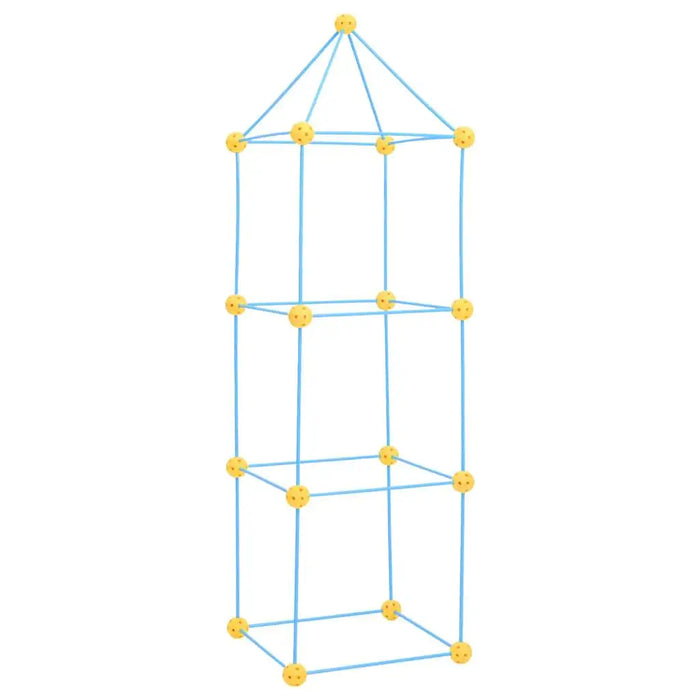 Construction Fort Building Kit | 45 Poles and 27 Balls Creative Play Set VIDAXL - Little and Giant Explorers vidaXL