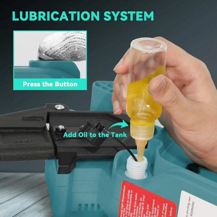 Cordless Garden Saw | 580W Brushless Motor with Twin 4Ah Batteries - Little and Giant Explorers Outsunny