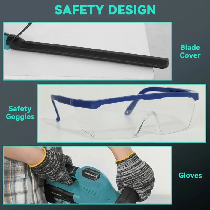 Cordless Hedge Trimmer – 51cm Double-Sided Blade | 2×4Ah Batteries OUTSUNNY - Little and Giant Explorers Outsunny