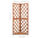 Corner Trellis in Solid Fir Wood (50 x 50 x 145cm) - Little and Giant Explorers vidaXL