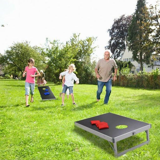 Cornhole Board Game - Little and Giant Explorers Costway