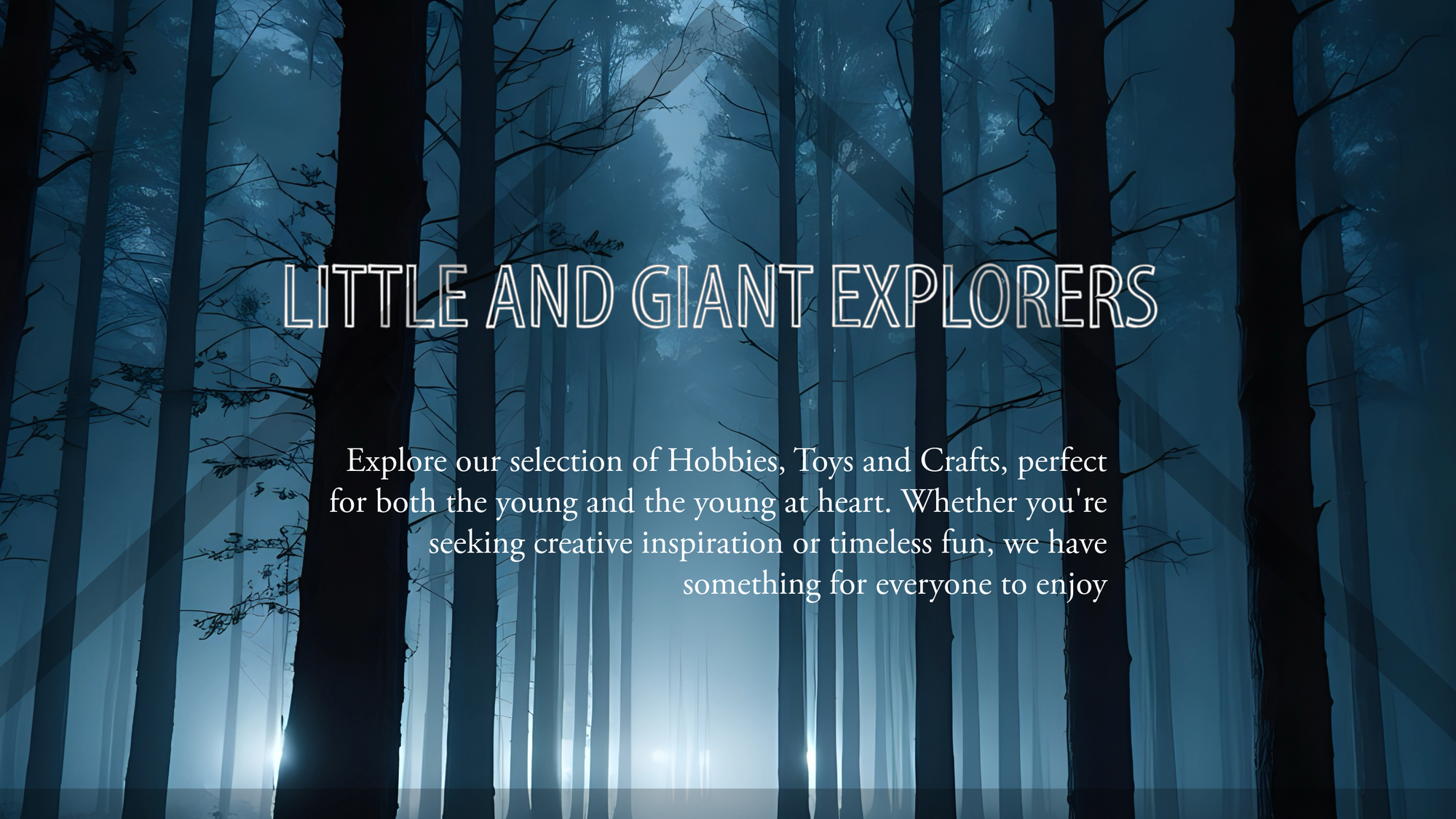 Little and Giant Explorers - Cover page of eerie woods