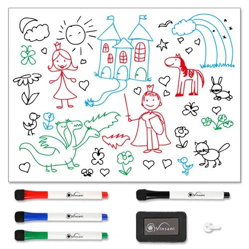 Creative Whiteboard for Kids (60 x 90cm) - Little and Giant Explorers Vinsani