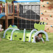 Crocodile Design Kids Play Tunnel for Crawl and Climb - Little and Giant Explorers AIYAPLAY