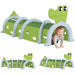 Crocodile Design Kids Play Tunnel for Crawl and Climb - Little and Giant Explorers AIYAPLAY