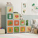 Customisable Kids Cube Storage Organiser in Green - Little and Giant Explorers Costway