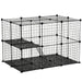Customisable Small Animal Cage | Modular Habitat - Rabbits, Guinea Pigs and Chinchillas PAWHUT - Little and Giant Explorers PawHut
