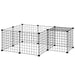 Customisable Small Animal Playpen | Modular Metal Cage for Rabbits, Hedgehogs and More PAWHUT - Little and Giant Explorers PawHut