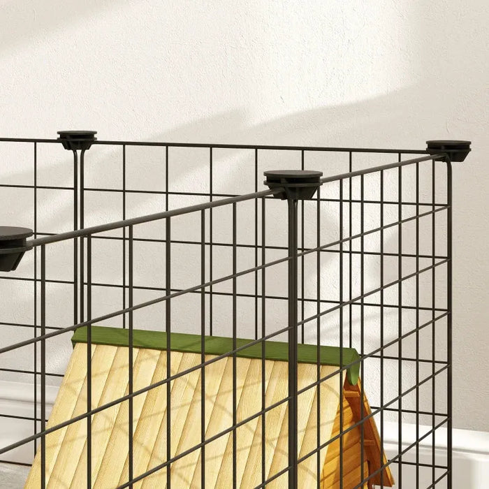 Customisable Small Animal Playpen | Modular Metal Cage for Rabbits, Hedgehogs and More PAWHUT - Little and Giant Explorers PawHut