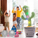 Dancing, Talking, Plush Cactus with Music and Multi-Colour LED Lights - Little and Giant Explorers InnovaGoods