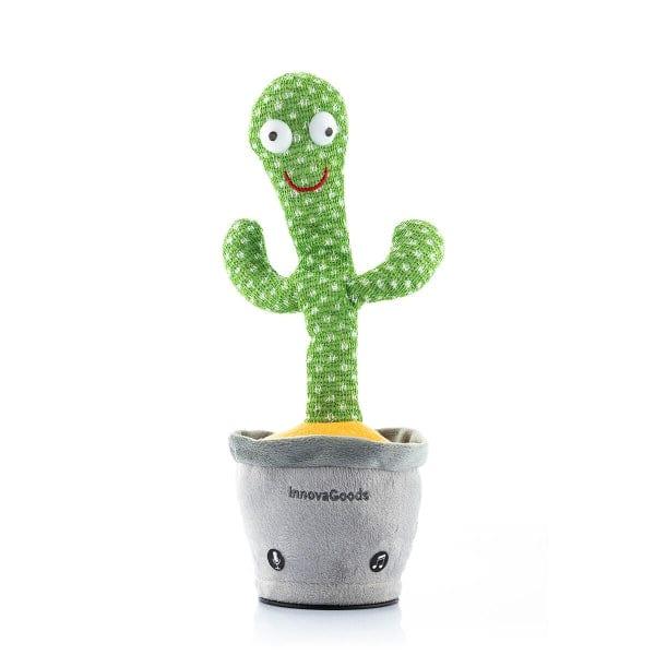 Dancing, Talking, Plush Cactus with Music and Multi-Colour LED Lights - Little and Giant Explorers InnovaGoods