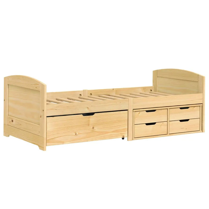 Day Bed with 5 Drawers "IRUN" (90 x 200cm) - Little and Giant Explorers vidaXL