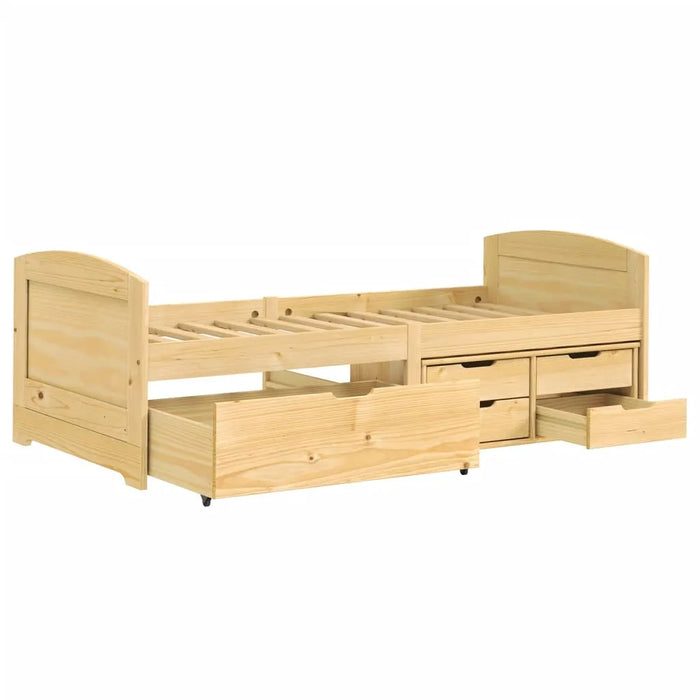 Day Bed with 5 Drawers "IRUN" (90 x 200cm) - Little and Giant Explorers vidaXL