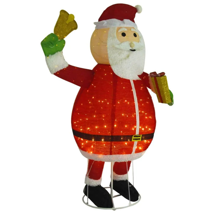 Decorative Christmas Santa Claus Figure with LED Lights 180cm - Little and Giant Explorers vidaXL