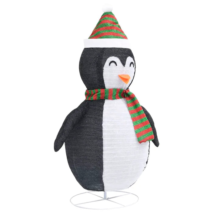 Decorative Christmas Snow Penguin Figure with LED Lights 120cm - Little and Giant Explorers vidaXL