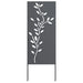 Decorative Garden Privacy Screen – Anthracite | 140cm Height - Modern Matte Finish VIDAXL - Little and Giant Explorers vidaXL