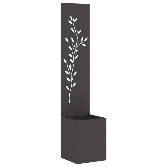 Decorative Garden Privacy Screen – Black | 140cm Height - Modern Matte Finish VIDAXL - Little and Giant Explorers vidaXL