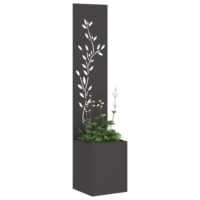 Decorative Garden Privacy Screen – Black | 140cm Height - Modern Matte Finish VIDAXL - Little and Giant Explorers vidaXL