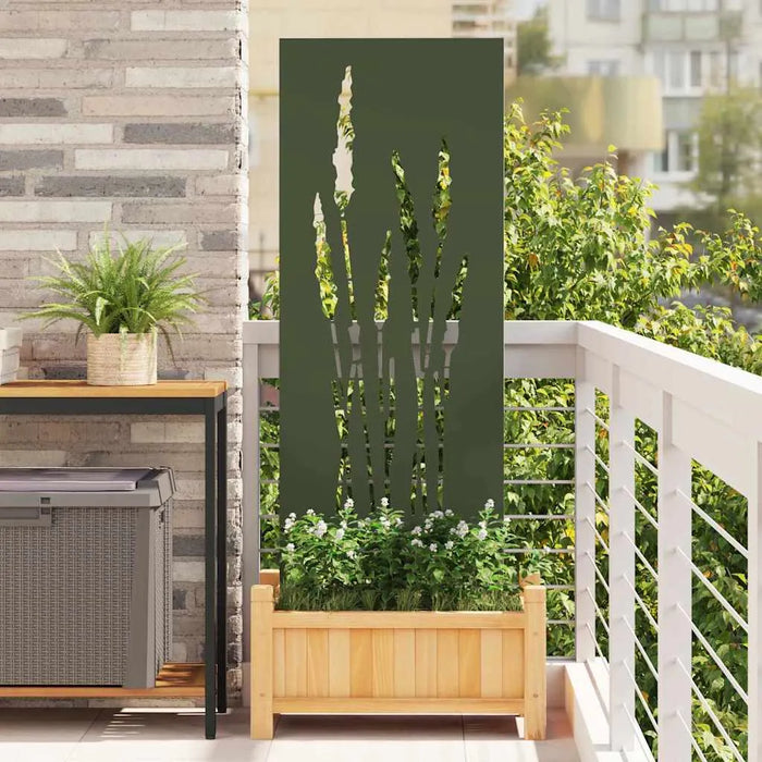 Decorative Garden Privacy Screen – Olive Green | 140cm Height - Modern Matte Finish VIDAXL - Little and Giant Explorers vidaXL