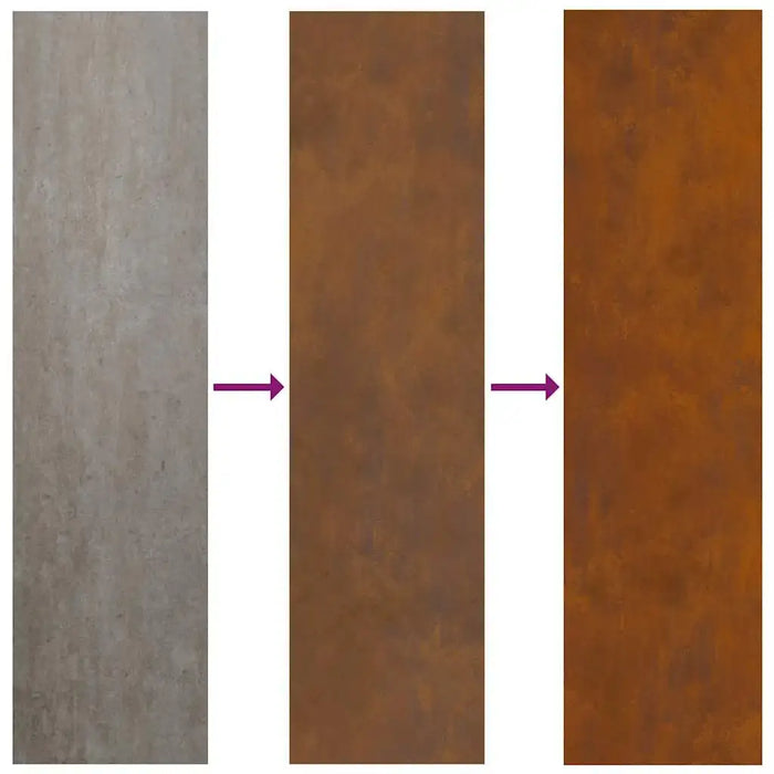 Decorative Garden Privacy Screen – Rusty | 140cm Height - Modern Matte Finish VIDAXL - Little and Giant Explorers vidaXL