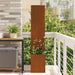 Decorative Garden Privacy Screen – Rusty | 140cm Height - Modern Matte Finish VIDAXL - Little and Giant Explorers vidaXL
