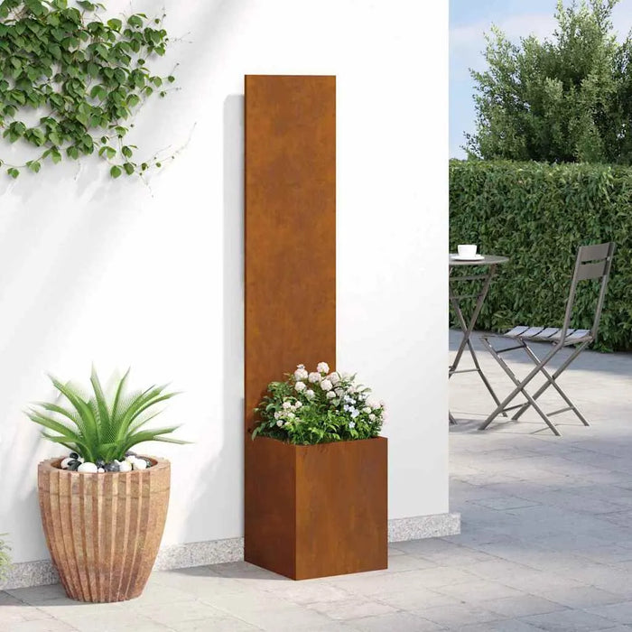 Decorative Garden Privacy Screen – Rusty | 140cm Height - Modern Matte Finish VIDAXL - Little and Giant Explorers vidaXL