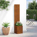 Decorative Garden Privacy Screen – Rusty | 140cm Height - Modern Matte Finish VIDAXL - Little and Giant Explorers vidaXL