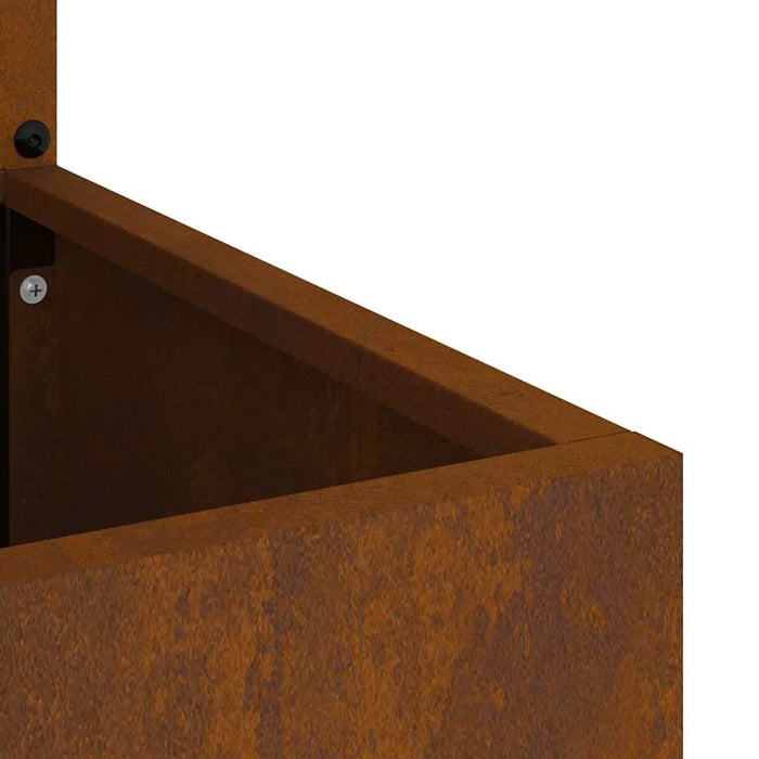 Decorative Garden Privacy Screen – Rusty | 140cm Height - Modern Matte Finish VIDAXL - Little and Giant Explorers vidaXL