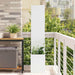 Decorative Garden Privacy Screen – White | 140cm Height - Modern Matte Finish VIDAXL - Little and Giant Explorers vidaXL