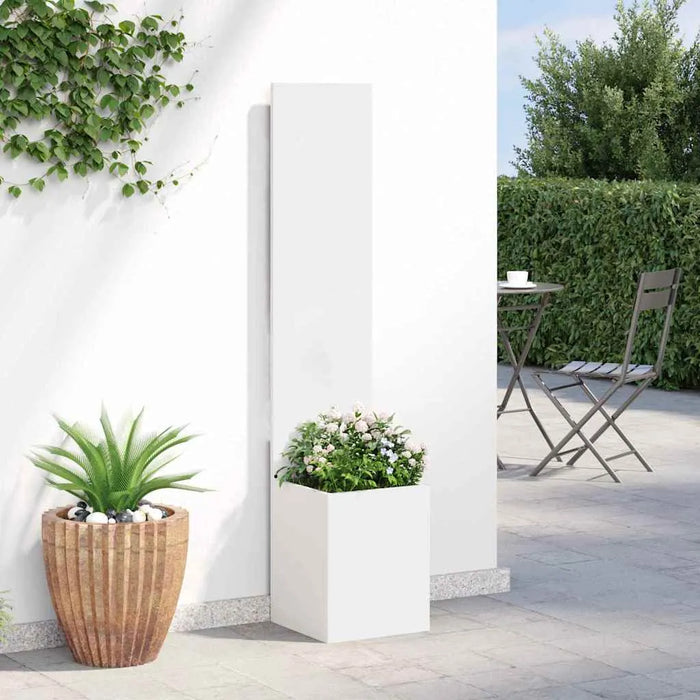 Decorative Garden Privacy Screen – White | 140cm Height - Modern Matte Finish VIDAXL - Little and Giant Explorers vidaXL