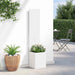 Decorative Garden Privacy Screen – White | 140cm Height - Modern Matte Finish VIDAXL - Little and Giant Explorers vidaXL