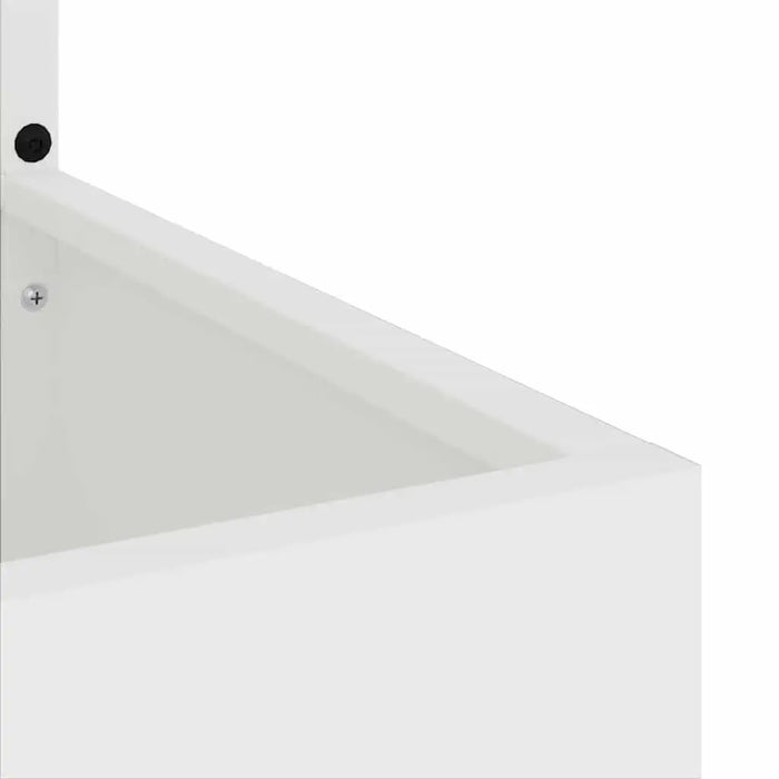 Decorative Garden Privacy Screen – White | 140cm Height - Modern Matte Finish VIDAXL - Little and Giant Explorers vidaXL