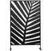 Decorative Privacy Freestanding Metal Screen with Stand 6.5FT - Little and Giant Explorers Outsunny