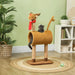 Deer Themed Cat Tree with Scratching Posts 98cm - Little and Giant Explorers PawHut