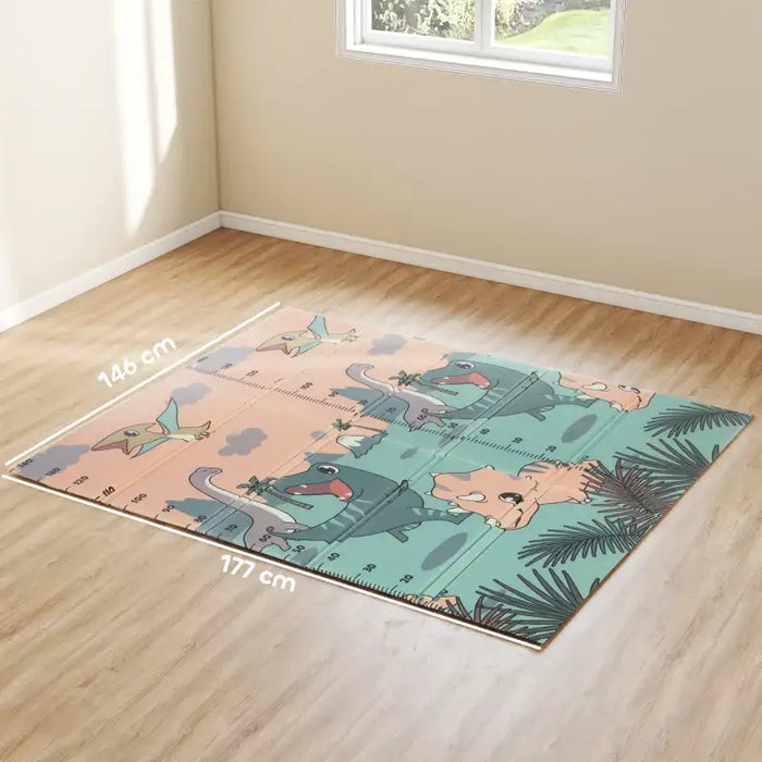 Dinosaur Baby Play Mat – Reversible Design | Foldable 2.57㎡ Coverage AIYAPLAY - Little and Giant Explorers AIYAPLAY