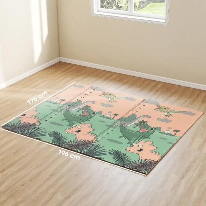 Dinosaur Baby Play Mat – Reversible Design | Foldable 3.45㎡ Coverage AIYAPLAY - Little and Giant Explorers AIYAPLAY