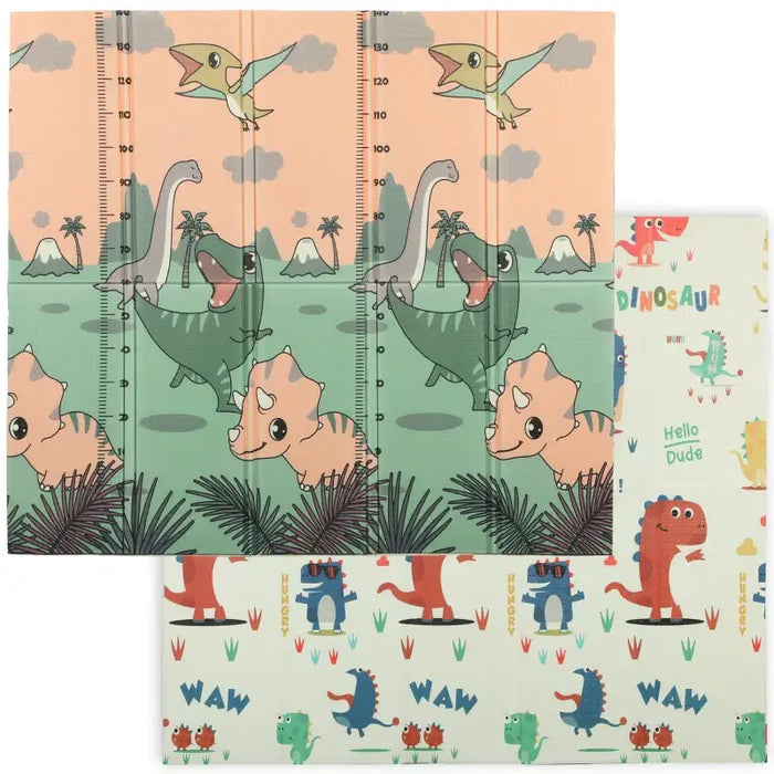Dinosaur Baby Play Mat – Reversible Design | Foldable 3.45㎡ Coverage AIYAPLAY - Little and Giant Explorers AIYAPLAY