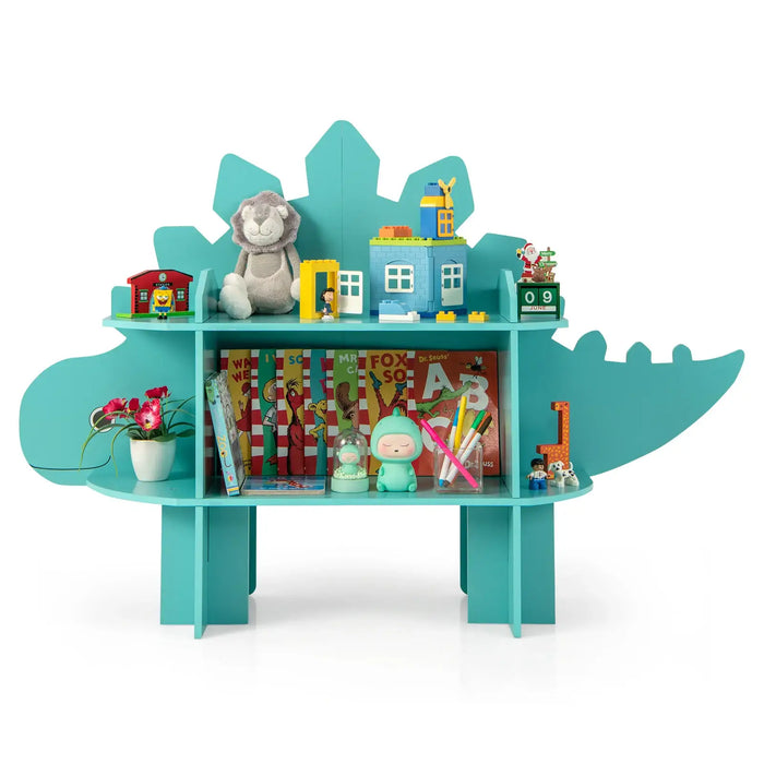 Kids Bookshelf Dinosaur Shape | Storage and Organisation with Child-Friendly Design - Little and Giant Explorers Costway