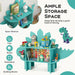 Kids Bookshelf Dinosaur Shape | Storage and Organisation with Child-Friendly Design - Little and Giant Explorers Costway