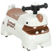 Children's ride-on toy with a dog design on a white background
