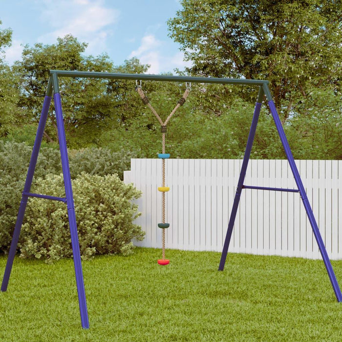 Disc Rope Swing for Kids with 4 Treads - Little and Giant Explorers vidaXL