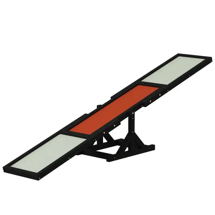 Dog Agility Seesaw – Fir Wood | Outdoor Exercise Equipment for Dogs up to 30kg PAWHUT - Little and Giant Explorers PawHut