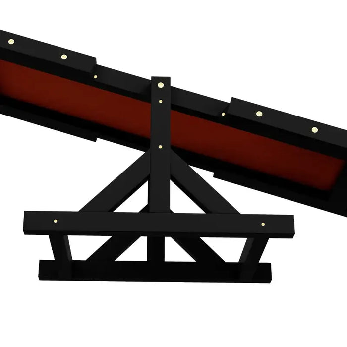 Dog Agility Seesaw – Fir Wood | Outdoor Exercise Equipment for Dogs up to 30kg PAWHUT - Little and Giant Explorers PawHut