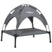 Dog Bed with Canopy in Anthracite - Little and Giant Explorers vidaXL