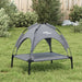 Dog Bed with Canopy in Anthracite - Little and Giant Explorers vidaXL